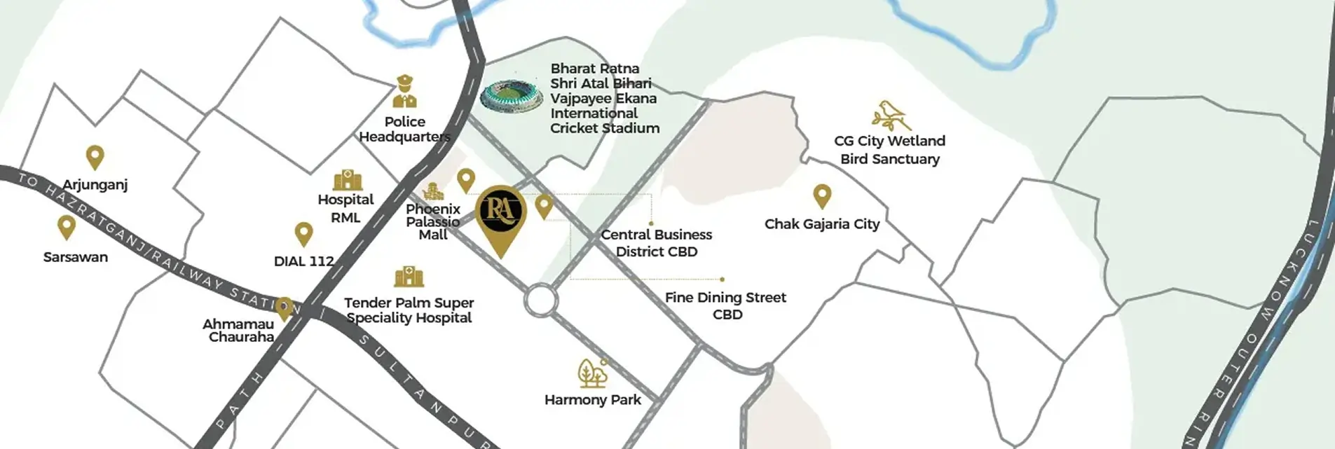 Royal Atlantis location map