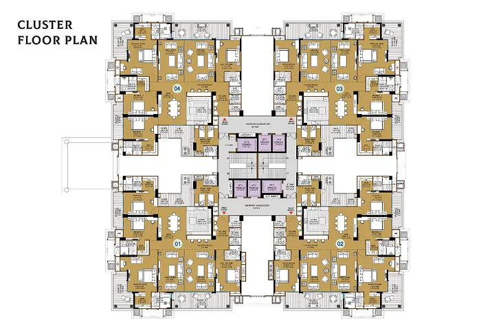 Purvanchal Royal Atlantis Phase master plan 